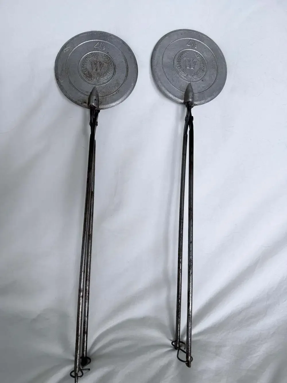 Vintage Traditional Kuih Kapit Love Letter Mold Egg Roll Maker Aluminum Pan Set